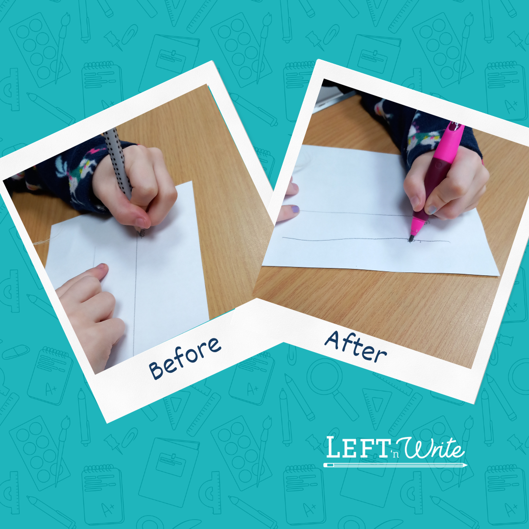 Handwriting for left-handed children (and adults!)